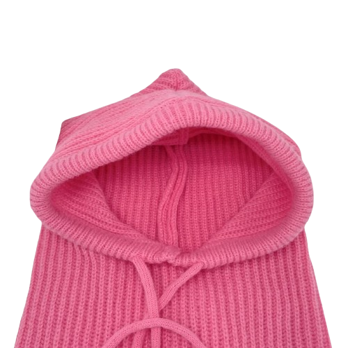 CUTE KNIT BALACLAVA | EUGENE - PINK / 27 CM x 48 CM x 30 CM / POLYESTER & COTTON - BALACLAVA